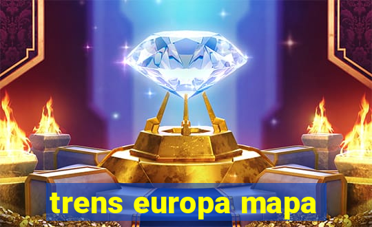 trens europa mapa